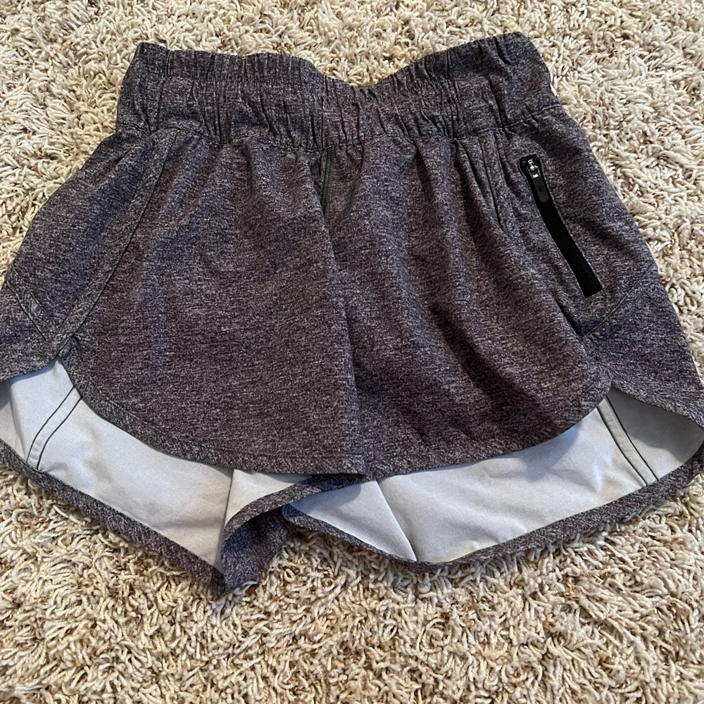 Grey lululemon shorts. Size 4, 4in